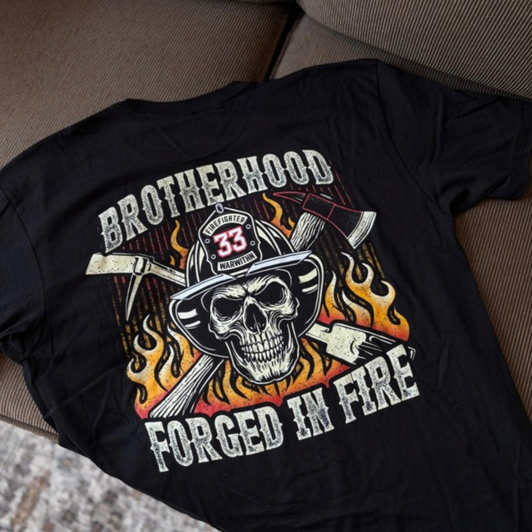 BROTHERHOOD FORGED IN FIRE T SHIRT