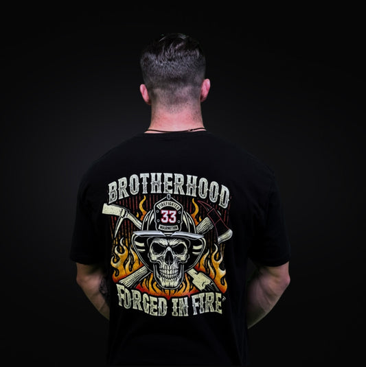 BROTHERHOOD FORGED IN FIRE T SHIRT